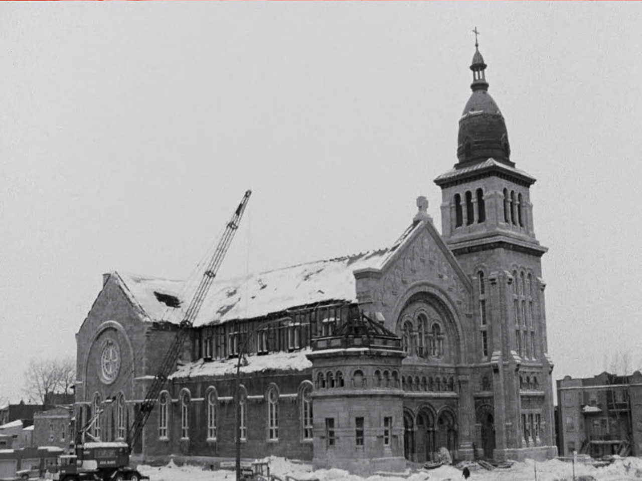 1972 Démolition de l'église Saint-Georges