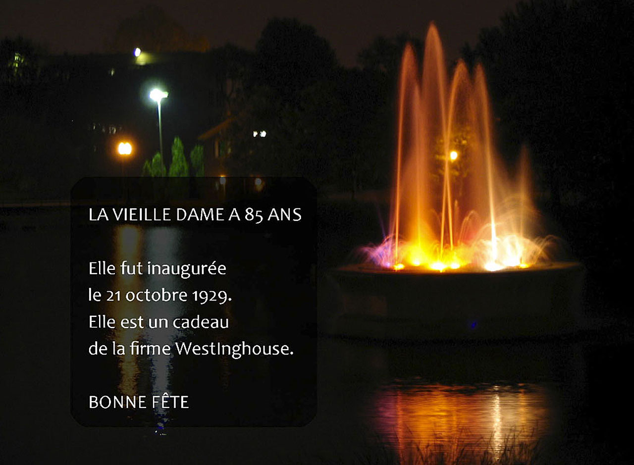 85 ans de la fontaine lumineuse