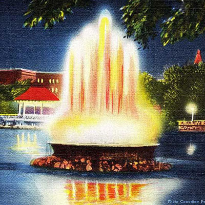 La fontaine lumineuse