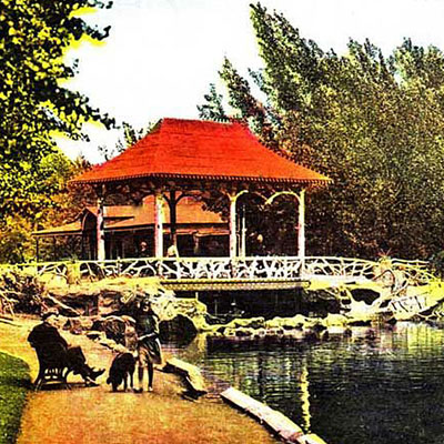 parc La Fontaine - Le pont